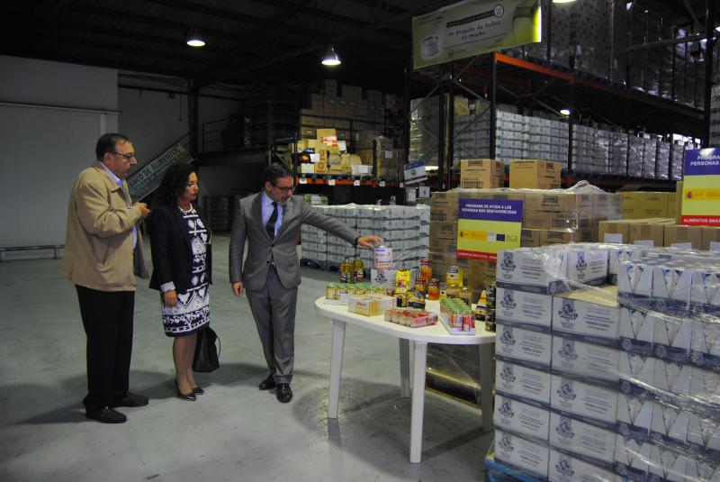 La segunda fase del Plan de Ayuda Alimentaria reparte 1,3 millones de kilos de alimentos entre 50.000 personas desfavorecidas de la Región