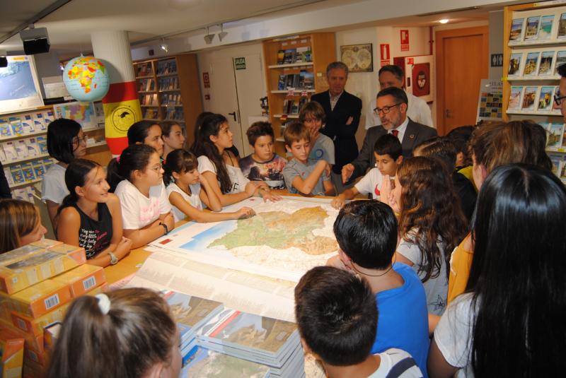 La Delegación del Gobierno potencia las visitas formativas a la Casa del Mapa para fomentar entre los escolares conceptos y técnicas básicas de información geográfica