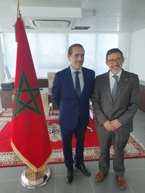 El delegado del Gobierno visita el nuevo consulado de Marruecos en la Región de Murcia