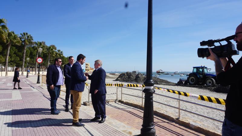 Vélez asegura que el Gobierno de España agilizará los trabajos de recuperación de los daños causados por los temporales