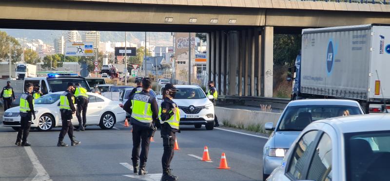 Policía Nacional y Guardia Civil reforzarán los controles durante el fin de semana para garantizar las restricciones a la movilidad decretadas por el Gobierno Regional