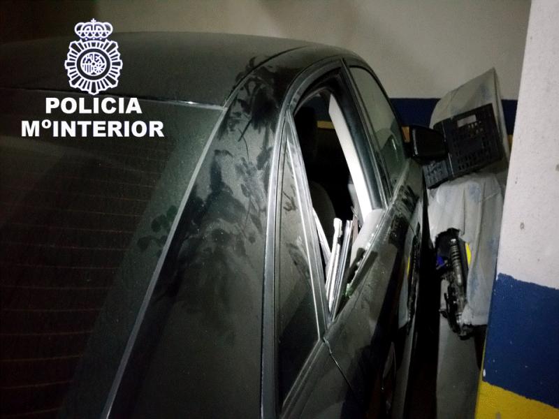 La Policía Nacional detiene en Pamplona a un grupo organizado especialista en robos con fuerza en interior de vehículo 