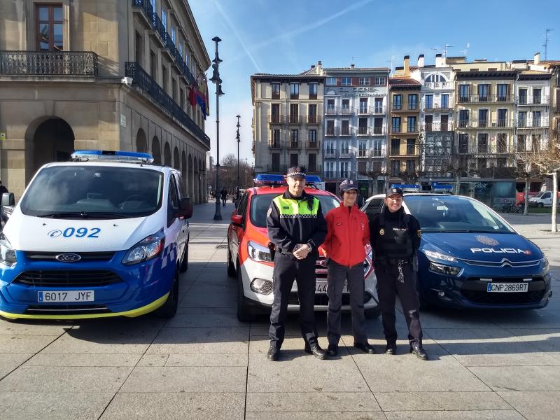 La Policía Nacional, la Policía Foral y la Policía Municipal de Pamplona finalizan en Navarra el dispositivo conjunto 
