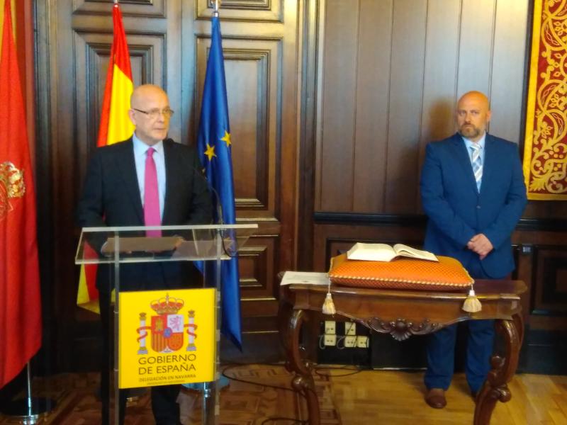 Discurso de toma de posesión de José Luis Arasti como delegado del Gobierno en Navarra