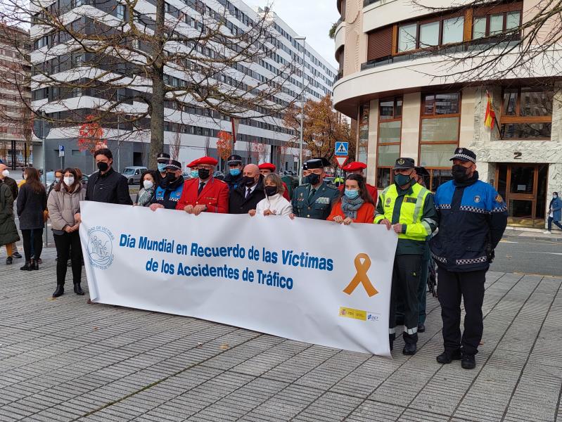 La Jefatura Provincial de Tráfico de Navarra se suma a la conmemoración del Día Mundial en Recuerdo de las Víctimas de Accidentes de Tráfico
