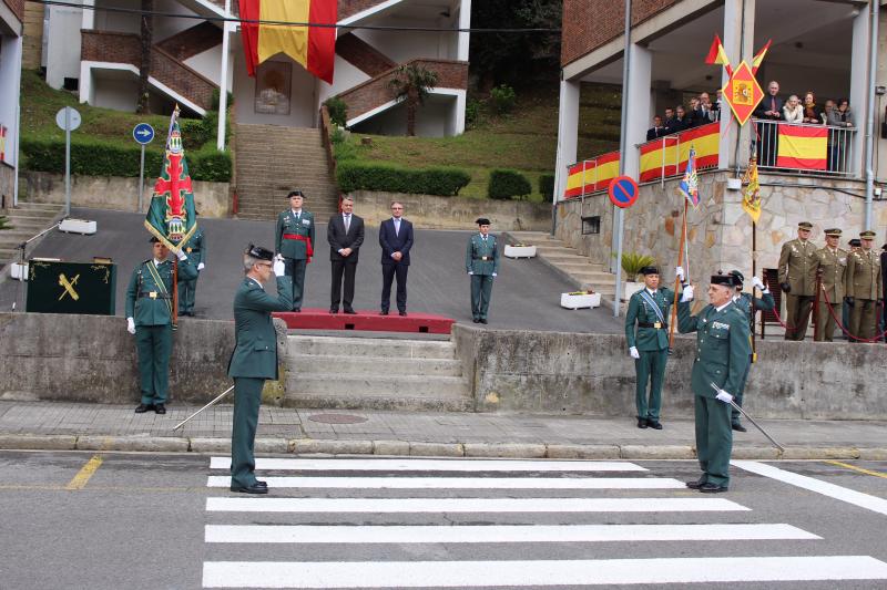 El Coronel Antonio Campos toma posesión de su cargo como nuevo Jefe de la Comandancia de la Guardia Civil de Gipuzkoa