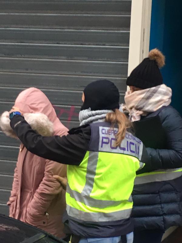La Policía Nacional detiene a cuatro personas en Vitoria en una operación contra la trata de seres humanos con fines de explotación sexual