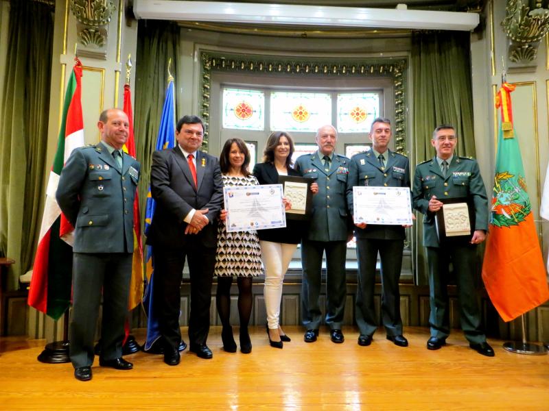 La Dirección General de la Guardia Civil galardonada en Bilbao con el premio nacional de prevención de riesgos laborales ‘PREVER 2018’
