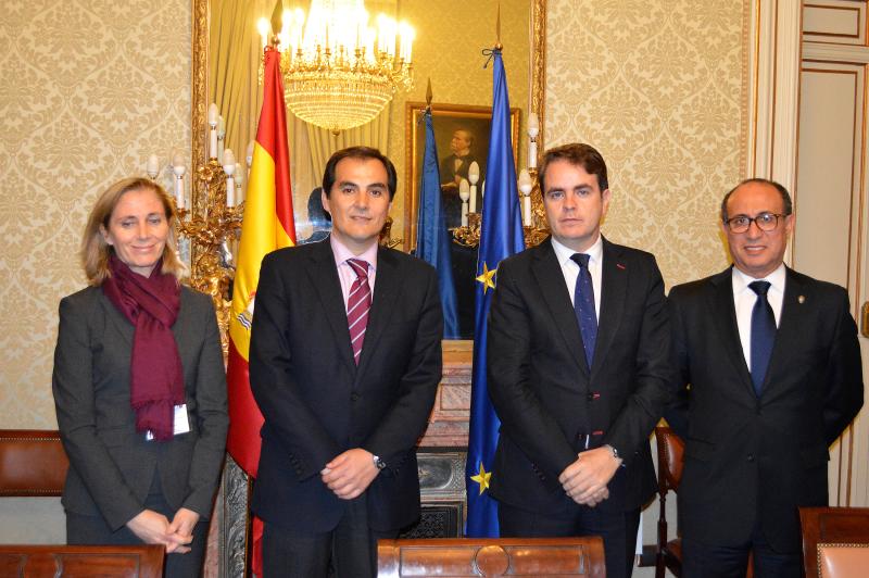 Reunión con el delegado del Gobierno en Melilla