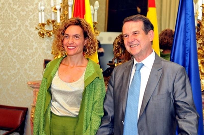 Reunión de Meritxell Batet con el presidente de la Federación Española de Municipios y Provincias, Abel Caballero.