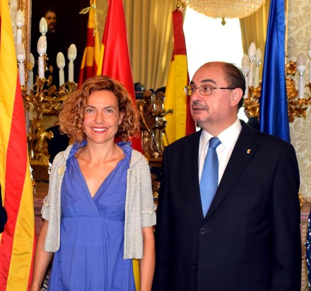 La ministra de Política Territorial y Función Pública se reúne con el presidente del Gobierno de Aragón