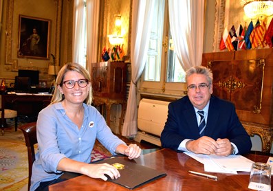 Reunión entre el secretario de Estado de Política Territorial y la consellera de Presidencia de la Generalitat de Cataluña
