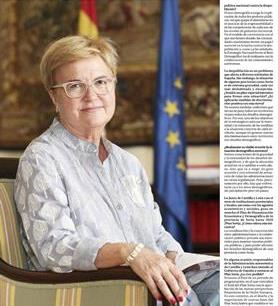 Entrevista a la comisionada del Gobierno frente al Reto Demográfico, Isaura Leal, en el Diario de Soria