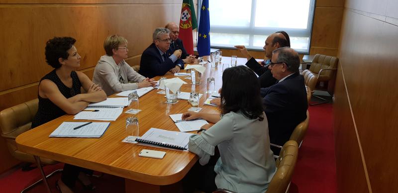 El secretario de Estado de Política Territorial y la comisionada del Gobierno frente el Reto Demográfico viajaron a Lisboa para preparar la próxima Cumbre Hispano-Lusa