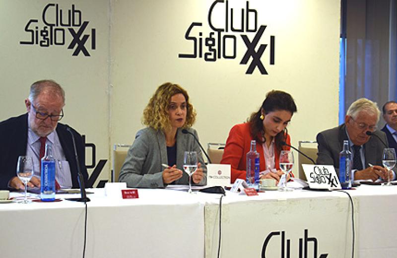La ministra de Política Territorial y Función Pública ha intervenido hoy en el Club Siglo XXI de Madrid