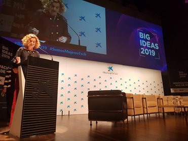 Meritxell Batet inaugura la primera edición de Big Ideas Innovación con voz de mujer