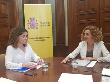 La ministra de Política Territorial y Función Pública asiste a una reunión de trabajo en Mallorca