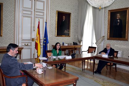 Carolina Darias aborda con los consejeros de Andalucía, Cantabria y C. Valenciana el proceso de desescalada en las AAPP y la situación del empleo público 