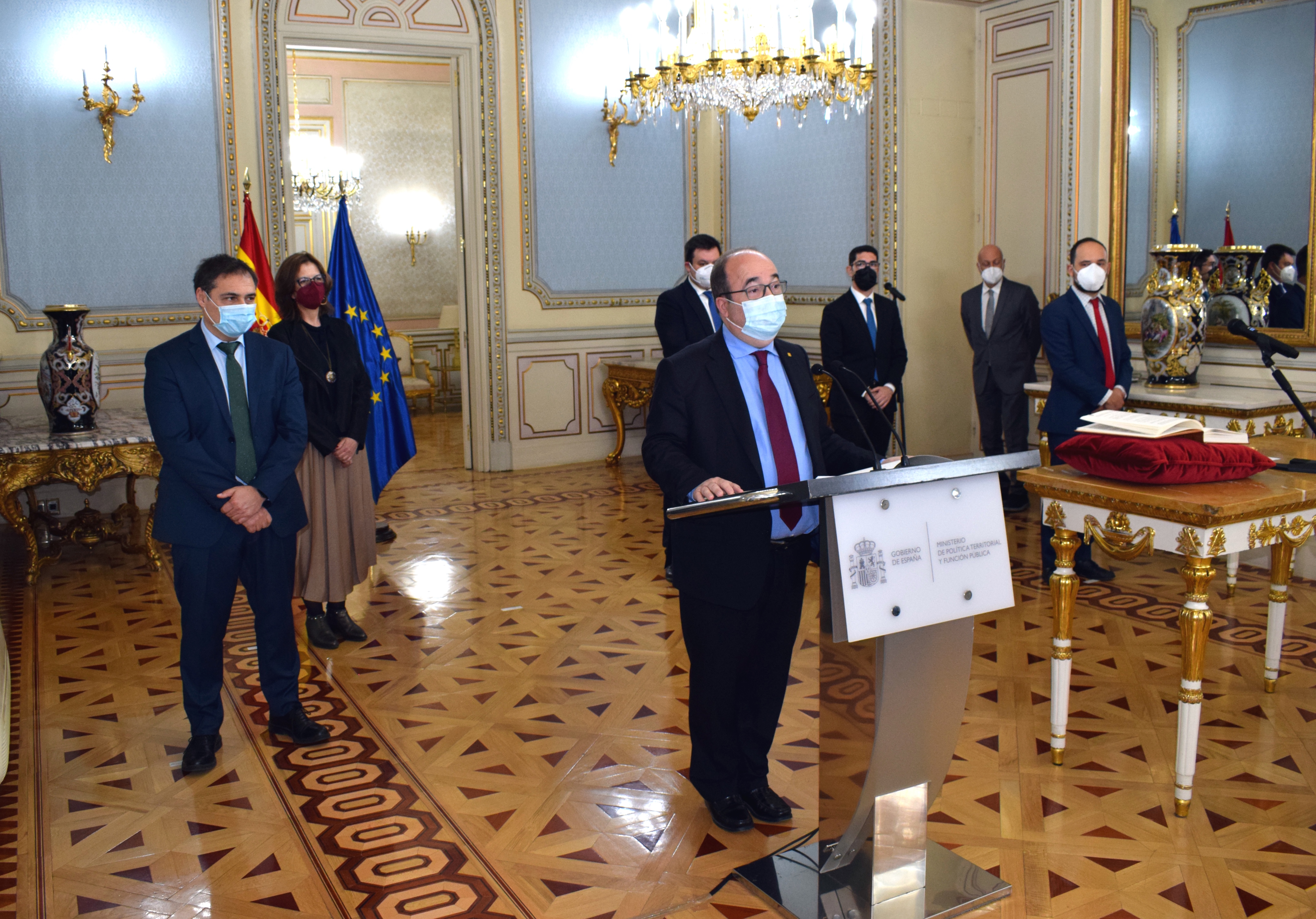 Miquel Iceta: “Este es el ministerio de los pactos, los acuerdos y la cooperación”