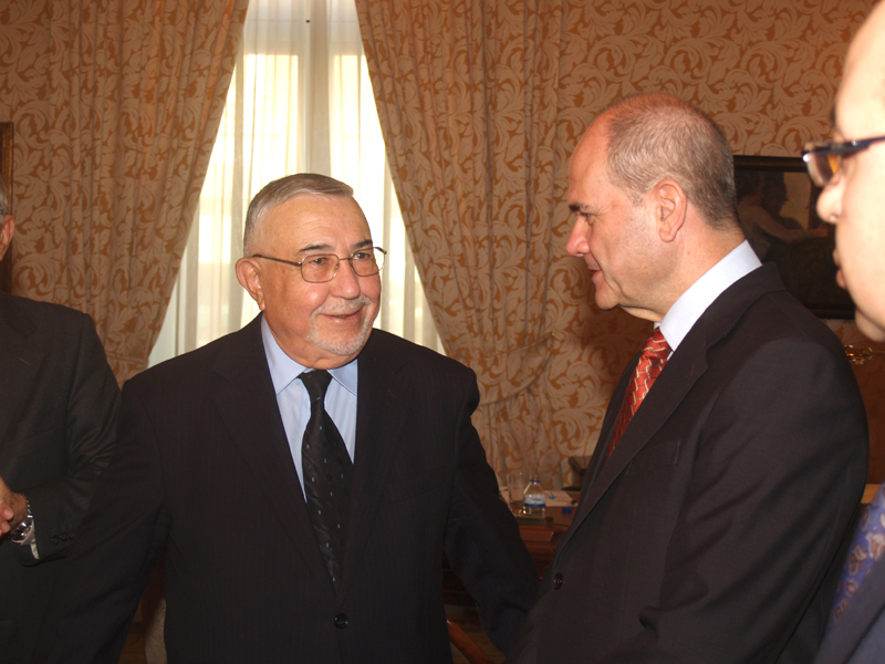 Manuel Chaves recibe al ministro de Justicia de Marruecos