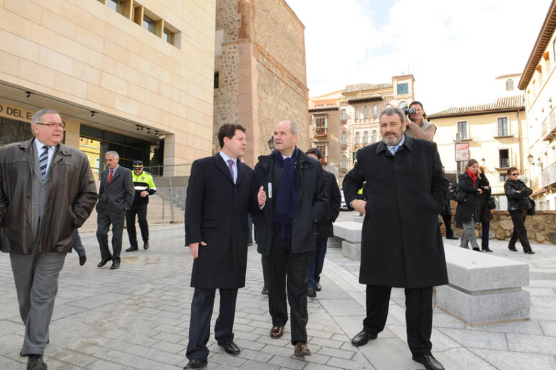 Manuel Chaves visita las obras del Fondo Estatal de Inversión Local en Toledo