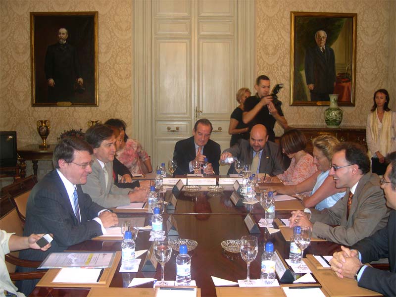 El ministro de Administraciones Públicas, Jordi Sevilla, se ha reunido con el Comité Español de Representantes de Minusválidos (CERMI)