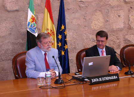 Jordi Sevilla y Rodríguez Ibarra firman un convenio sobre Administración Electrónica