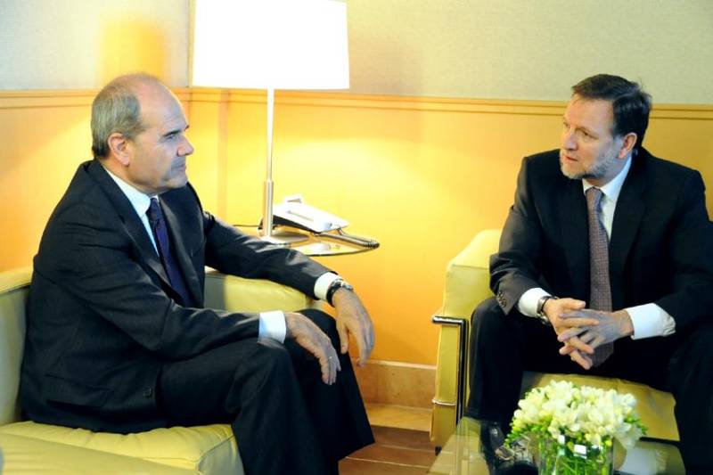 Manuel Chaves se ha entrevistado con el presidente de la Comunidad Autónoma de Aragón