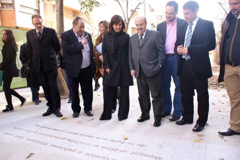 Zarrías visita obras del FEIL en Albacete