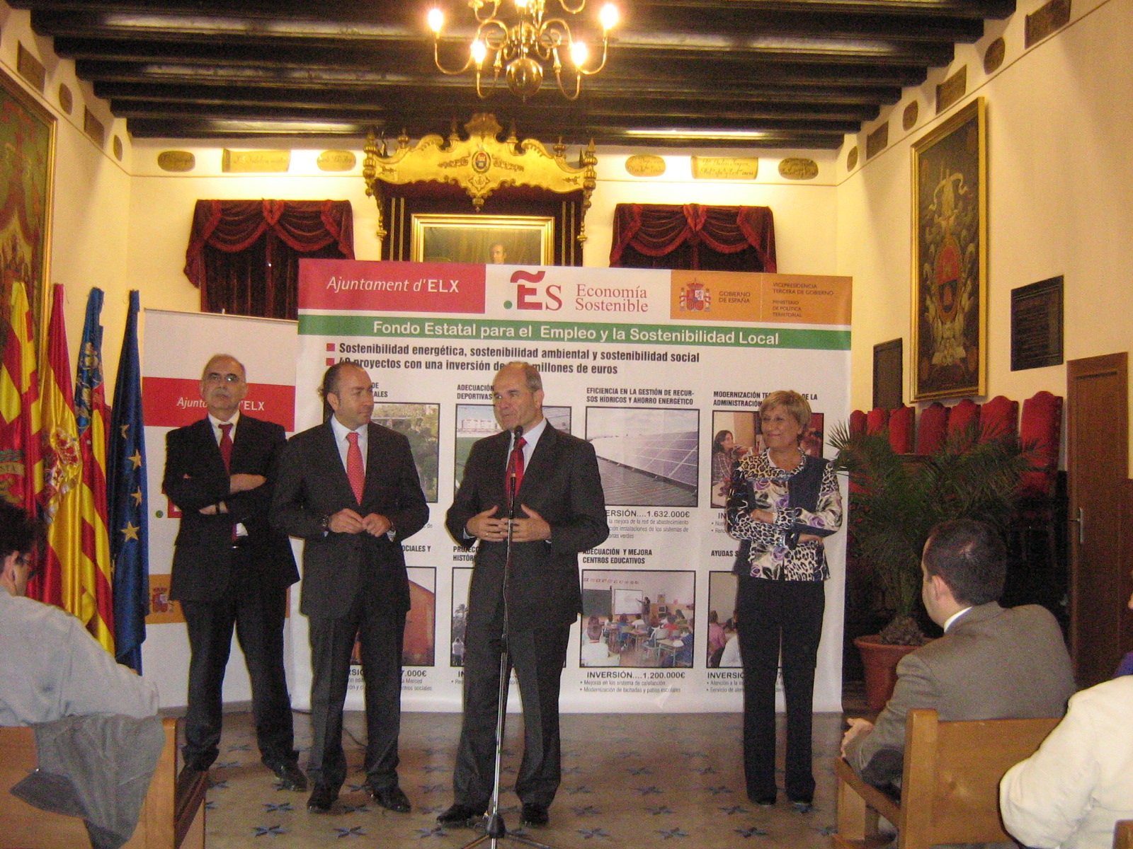 Chaves visita las obras del Fondo Estatal de Inversión Local en Alicante y Elche