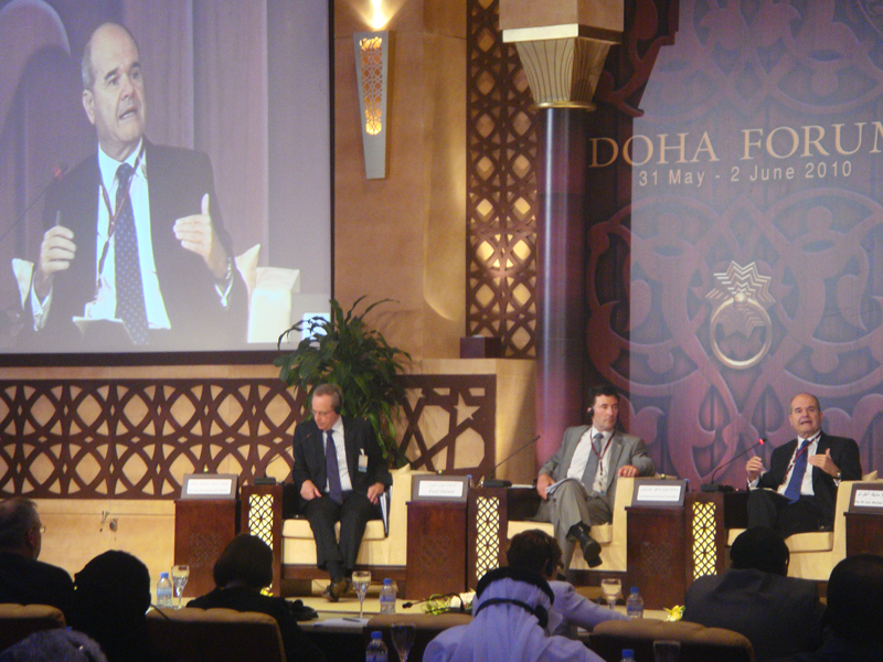 Manuel Chaves interviene en el Foro de Doha