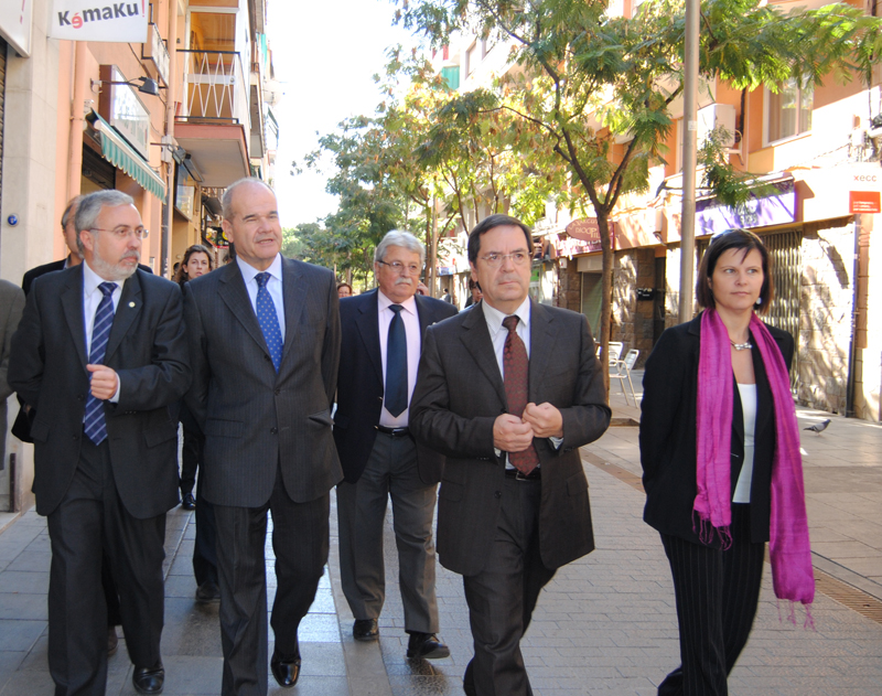 El vicepresidente tercero del Gobierno visita los proyectos de los fondos de inversión local en Castelldefels y Viladecans
