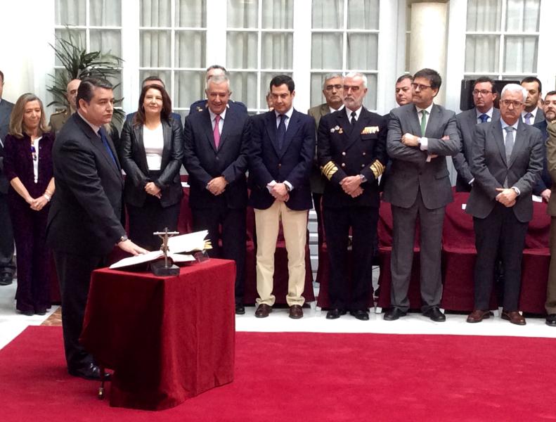 Antonio Sanz toma posesión de su cargo como nuevo delegado del Gobierno en Andalucía 