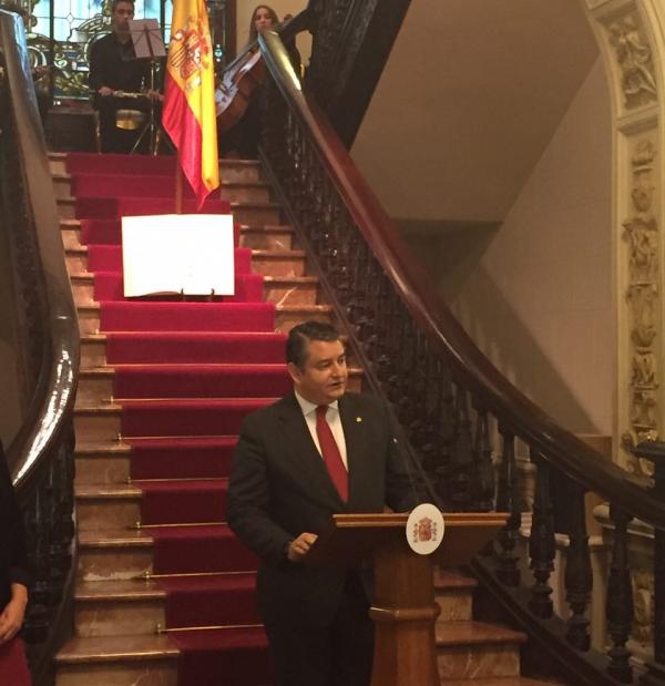 Sanz: “España sigue necesitando la fuerza y el valor de la Constitución Española de 1978”