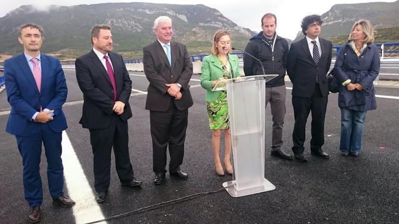 La ministra ha anunciado importantes obras en Aragón en lo que respecta a carreteras.