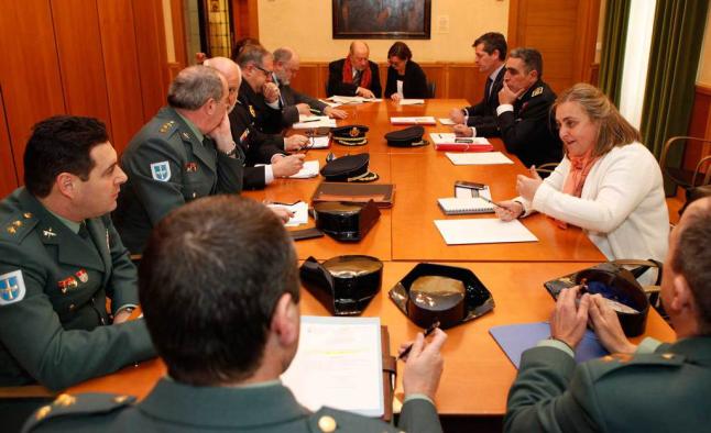 Reunión de la Junta Local de Seguridad del  Ayuntamiento de Gijón.