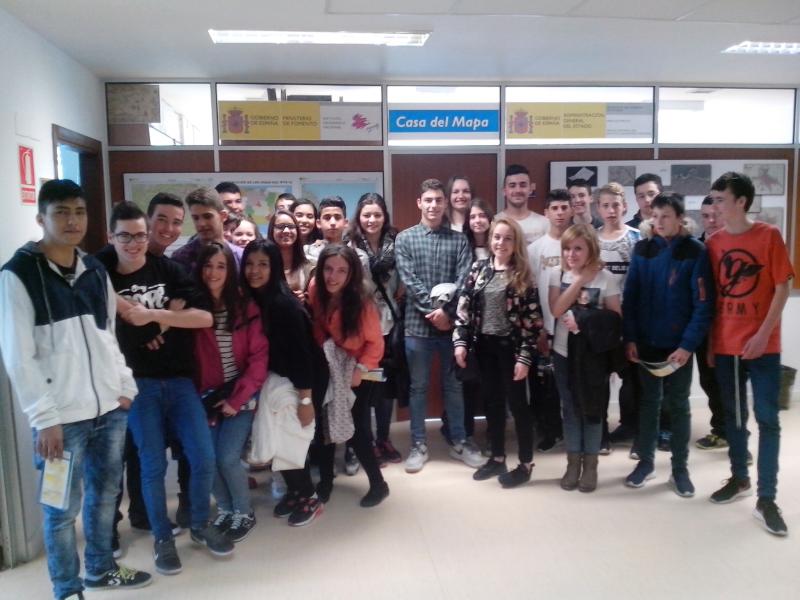 Visita de los alumnos del IES "Cuenca del Nalón" al IGN. 