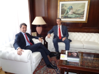 El delegado del Gobierno recibe al cónsul de Portugal en la provincia de Las Palmas 