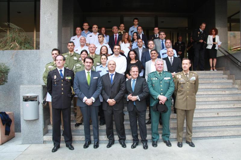 El delegado del Gobierno preside en Valladolid un acto de reconocimiento a la seguridad privada como colaboradora de las Fuerzas de Seguridad