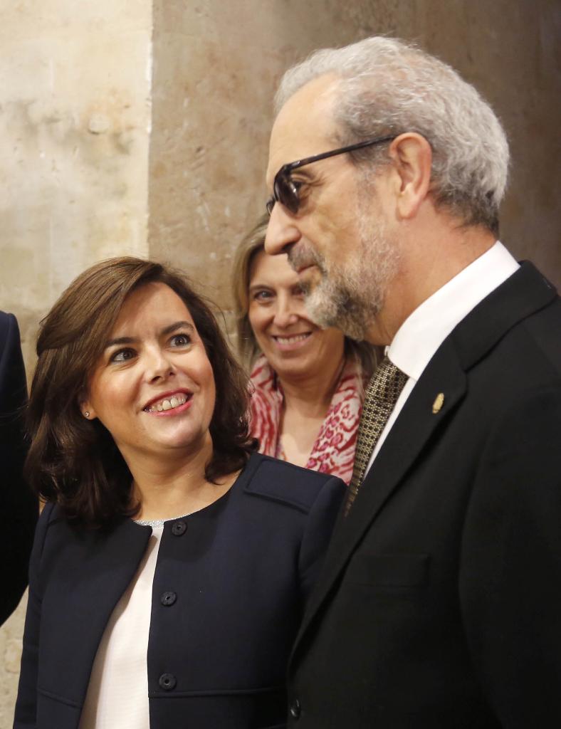 La vicepresidenta del Gobierno, Soraya Sáenz de Santamaría preside la constitución de la Comisión Conmemorativa del VIII Centenario de la Universidad de Salamanca