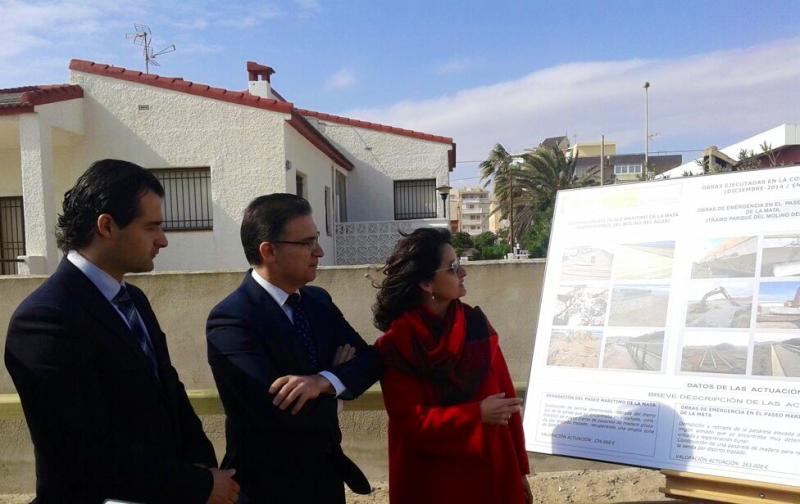 El Gobierno destina más de 500.000 euros para obras de mejora y emergencia en el litoral de Torrevieja