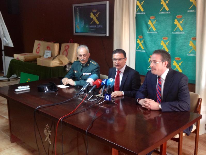 El delegado informa de la operación Salitre contra el tráfico de drogas en Castellón