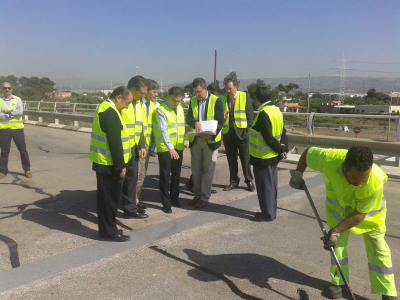 Fomento finaliza los trabajos de reparación del puente del escalextric de Castellón 