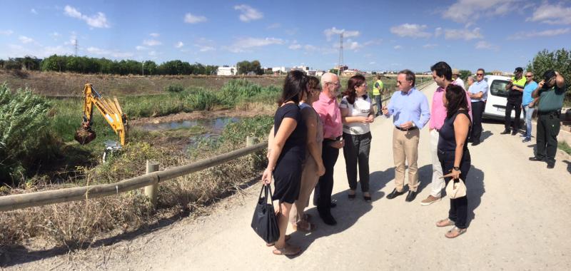 Moragues destaca que este año el Gobierno invertirá 15 millones de euros en obras para la prevención de inundaciones y la lucha contra la sequía 