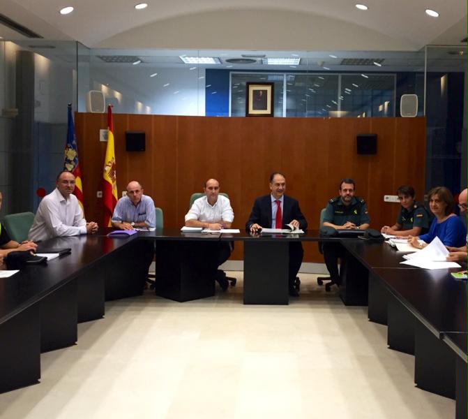 El subdelegado del Gobierno en Valencia ha presidido la JLS de Massamagrell