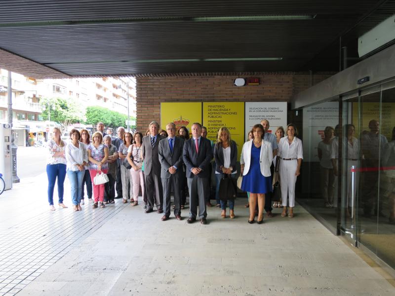 La Delegación guarda cinco minutos de silencio en repulsa por el último caso de violencia de género en Valencia