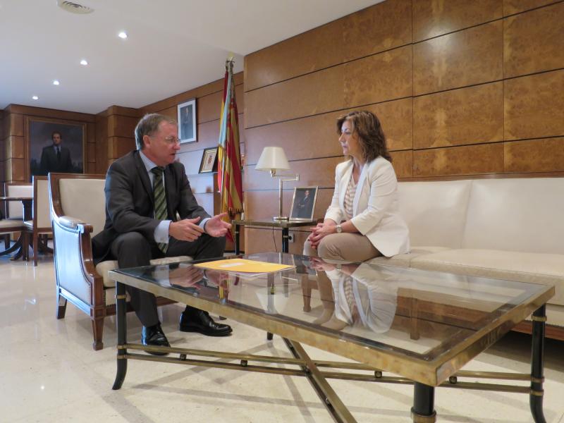 El delegado se reúne con la Presidenta de la Audiencia Provincial de Valencia
