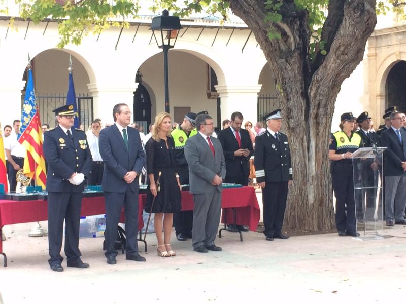 El subdelegado del Gobierno en Castellón asiste a los actos en honor del patrón de la Policía Local