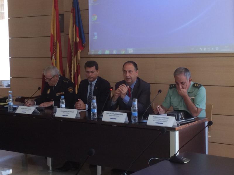 El subdelegado del Gobierno en Valencia preside la JCS de la demarcación de la Compañía de Paiporta de la Guardia Civil
