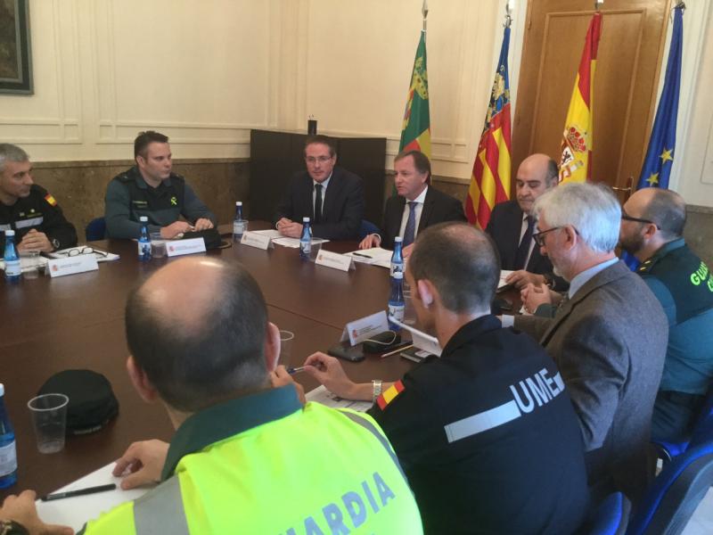 Moragues destaca la coordinación entre las provincias de Castellón y Teruel para dar una respuesta inmediata ante cualquier incidencia por condiciones climatológicas adversas
